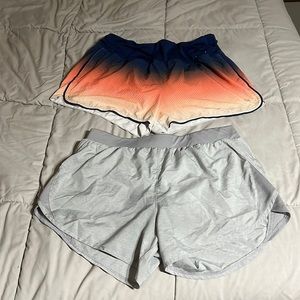 Two size medium athletic shorts women’s